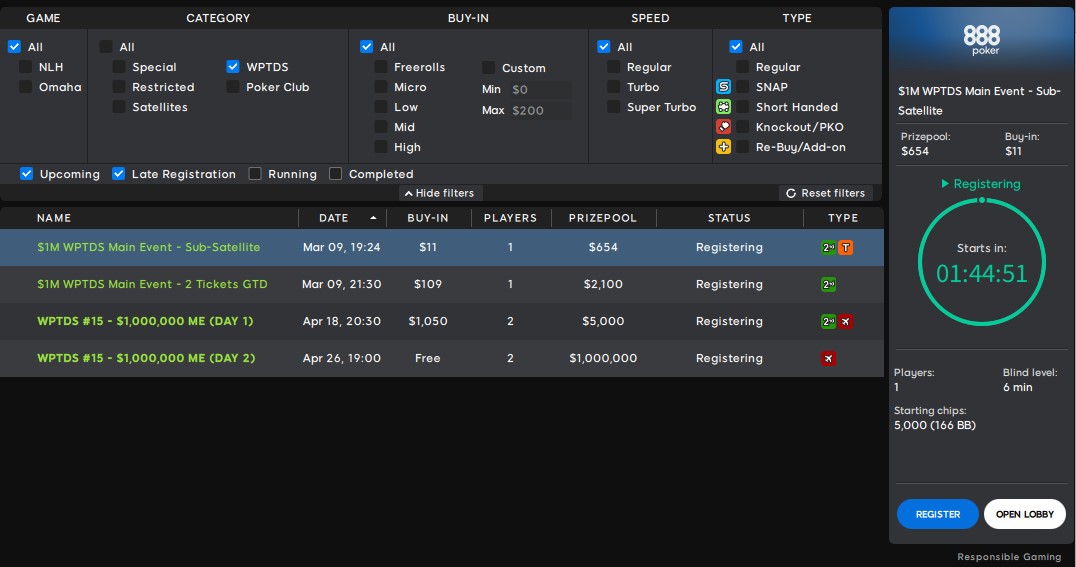 $200K in WPTDS Ticket Giveaways