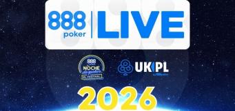 888poker Reveals Exciting Live Stops for the 2026 Season, including UKPL & Noche de Poker El Festival!