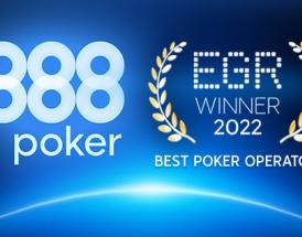 888poker Celebrates 20 Years with EGR Poker Operator of the Year Win!