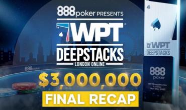 888poker Sponsored WPT DeepStacks Series Smashes GTD with over $3M Awarded!