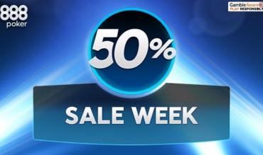888poker Sale Week Returns this February with Players Enjoying Up to 50% Off Original Buy-ins!