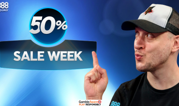 Enjoy 888poker Sale Week this February with up to Half-Off Buy-ins!